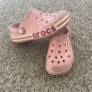 Crocs Kids Pink Clogs Little girls pink crocs size 13